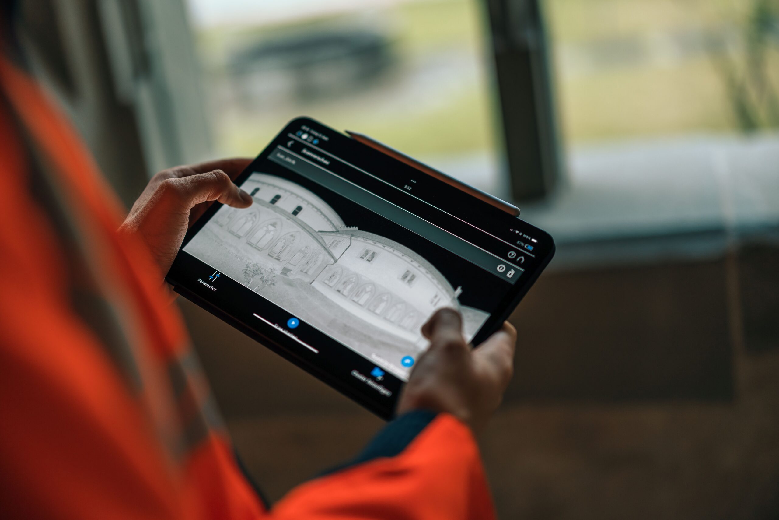 Laserscanning Tablet