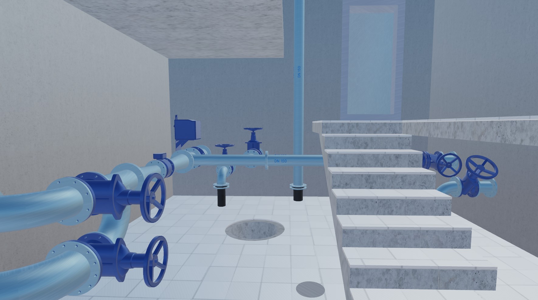 Visualisierung Technikraumm