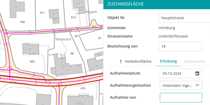 Fachanwendung Strassenunterhalt