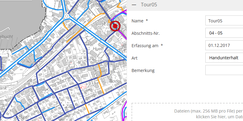 Verwaltung Winterdienstrouten