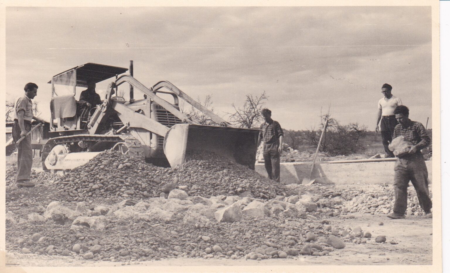 1954, Steckborn Freieck, Ausbau Staatsstrasse