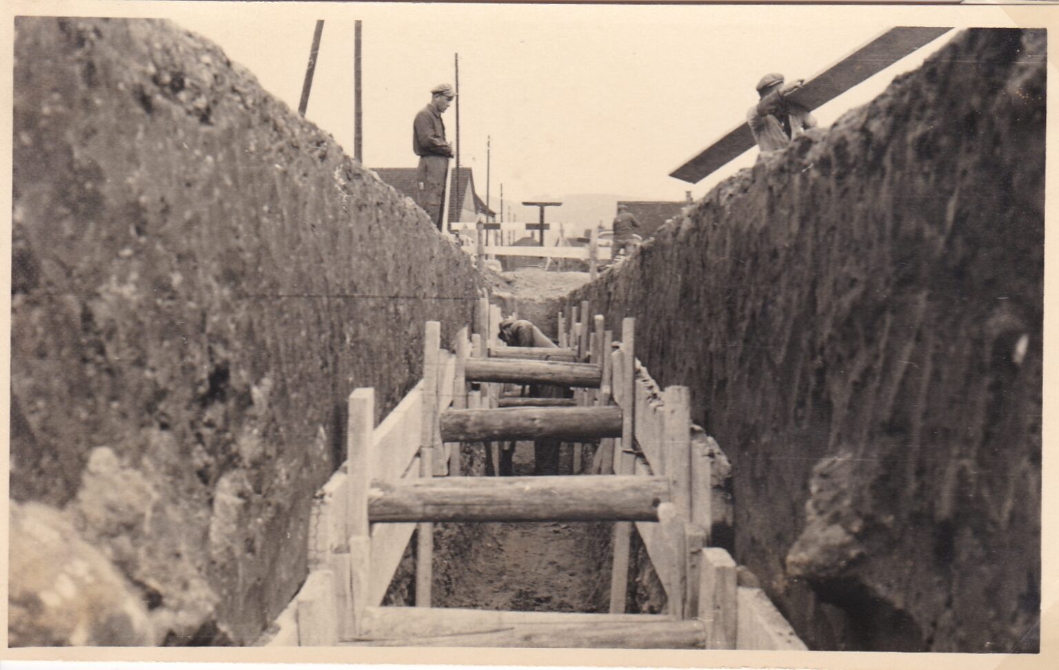 1954, Steckborn Freieck, Ausbau Staatsstrasse