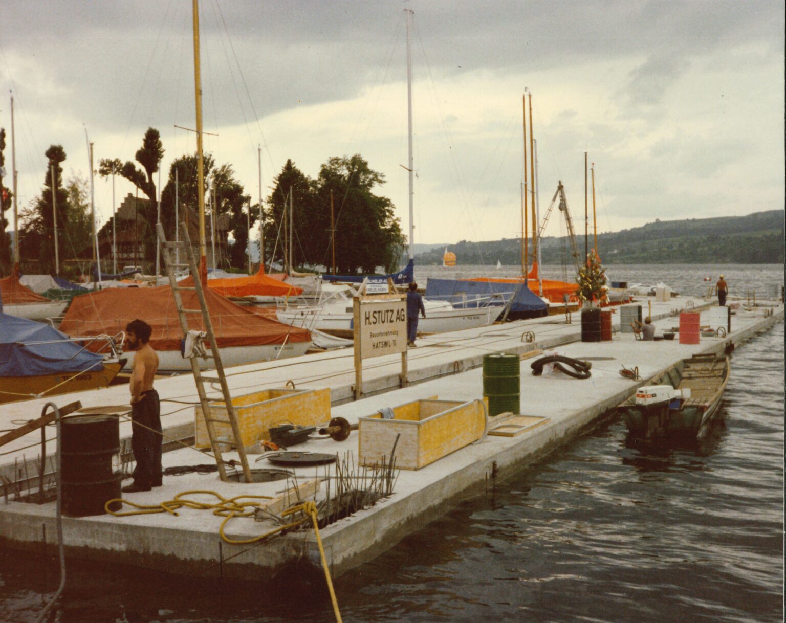 Steckborn, Hafenmole